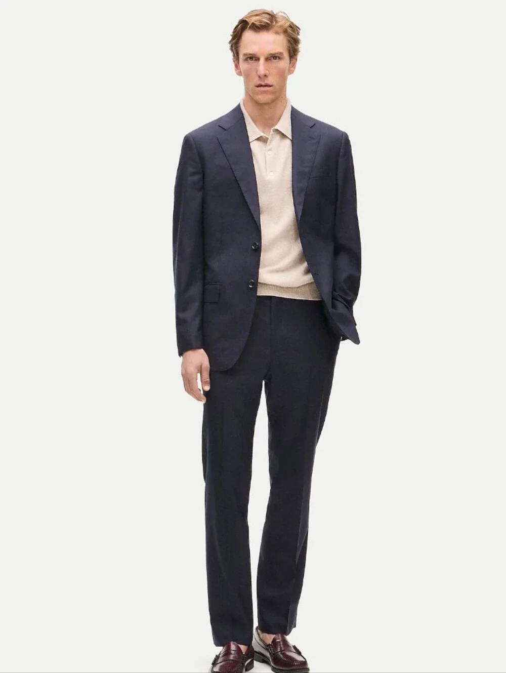 J Crew Crosby Classic-fit suit jacket in Italian wool BM161 Size 40R Navy $550
